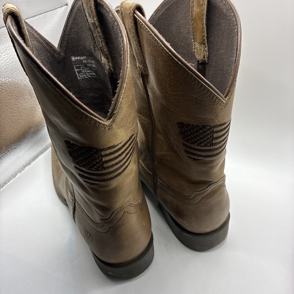 Ariat Patriot II Western Boot Size 5 American Flag Leather Style 10039909 - Picture 3 of 9